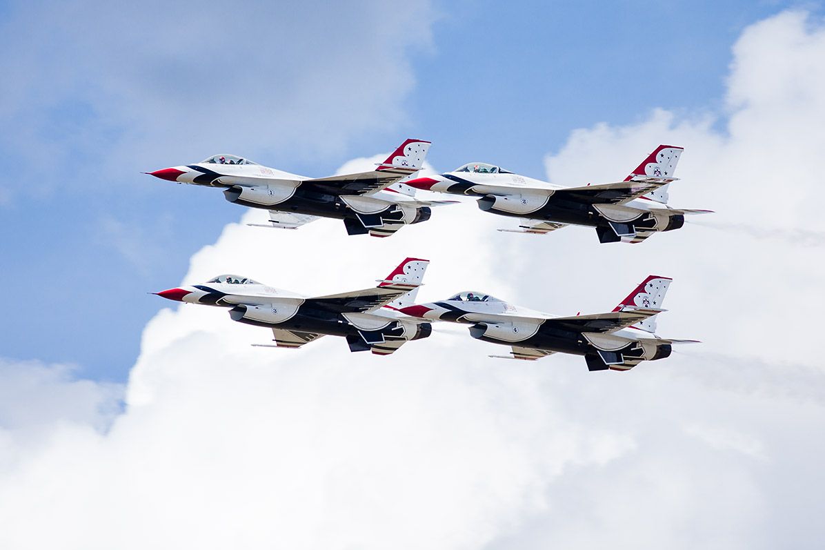 Thunderbirds at Air Show