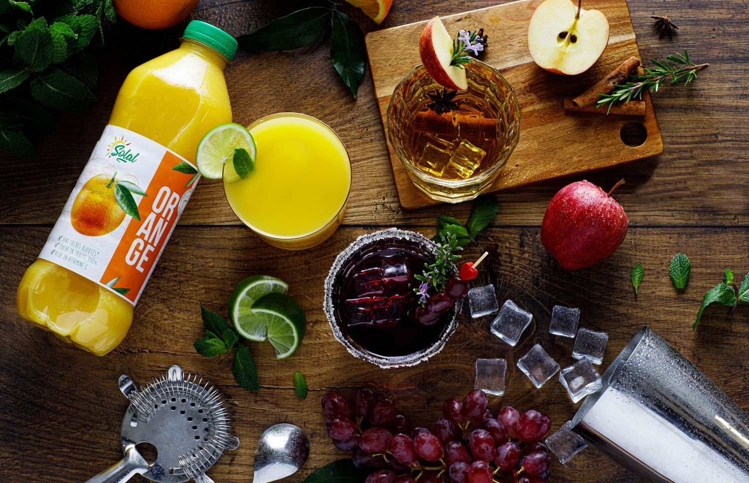 Jus de fruits pour le catalogue Antartic II, photo Le Studio by Panier de Saison