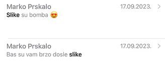 Screenshot of social media comment in Croatian language.