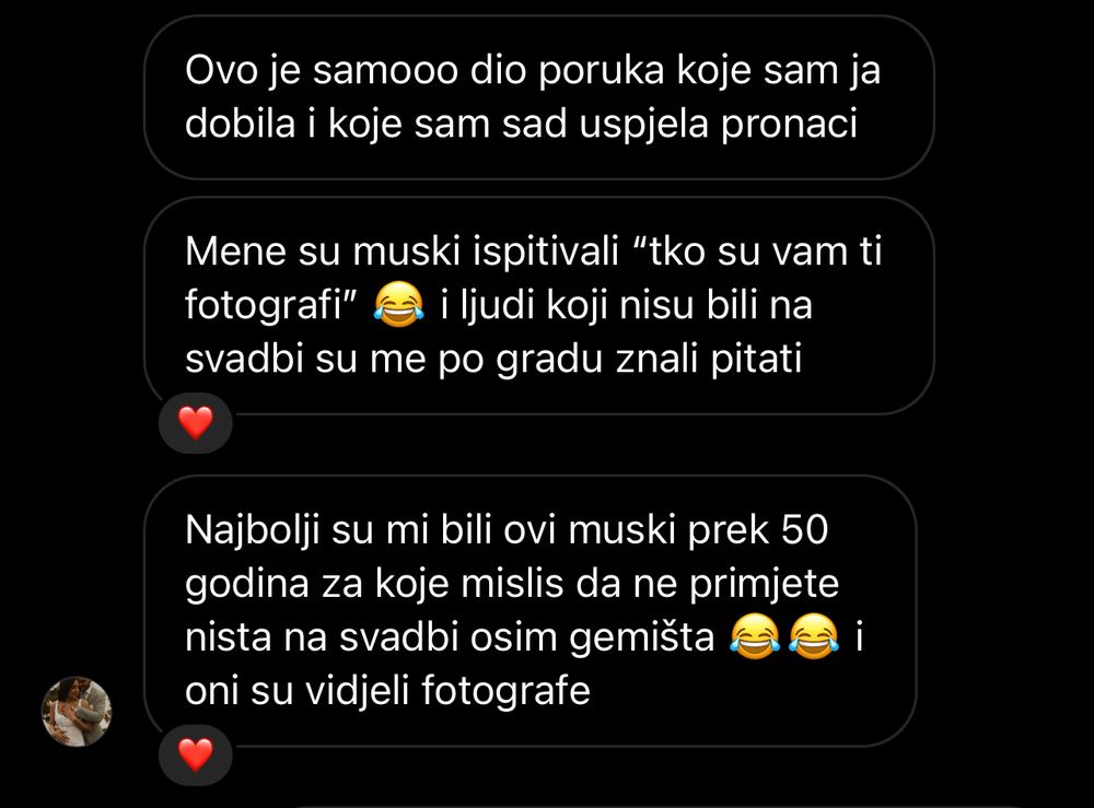 Screenshot of social media conversation with multiple messages and reactions.
