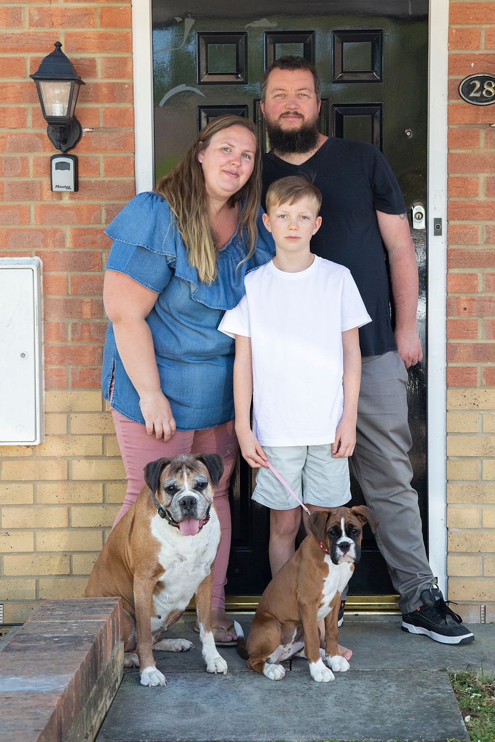 Coronavirus doorstep portrait St. Albans