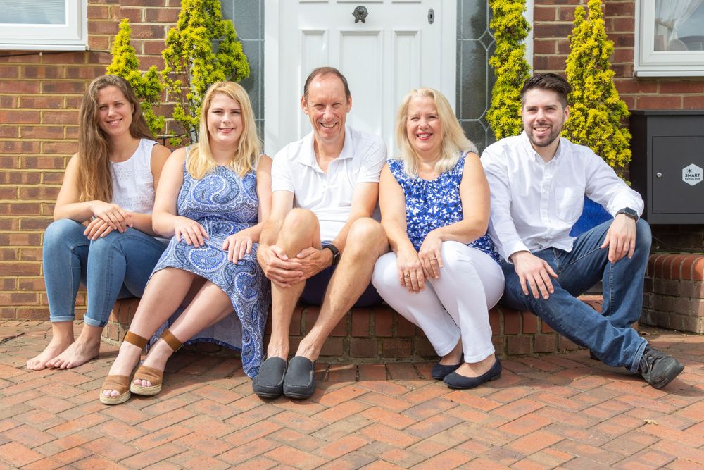 A coronavirus doorstep portrait