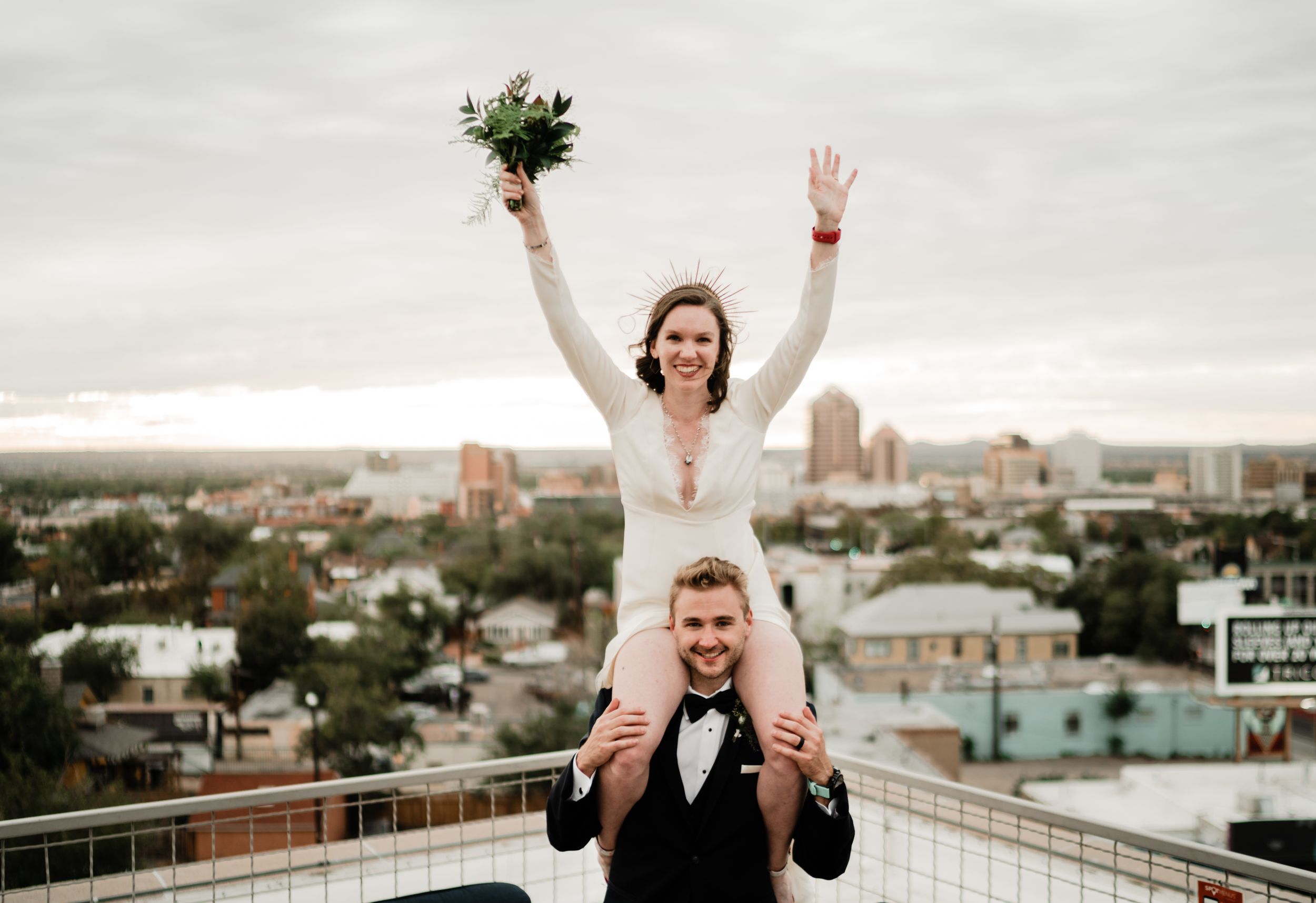 Erika and Kyle wedding at Hotel Parq Central, Albuquerque (6 of 9)