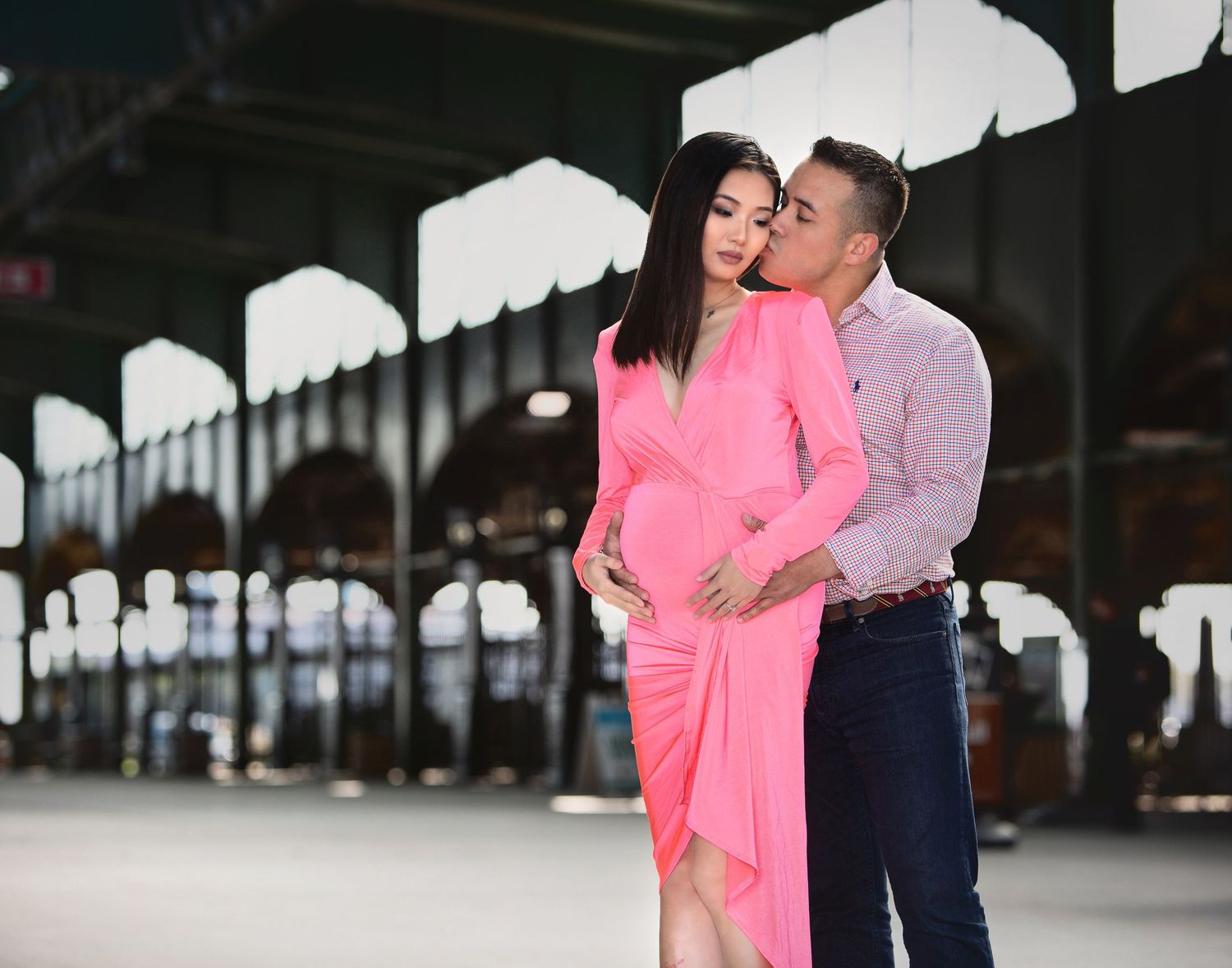 shanghai maternity newborn photographyc_11 jpg, in the style of manapunk, dark pink, industrial elegance