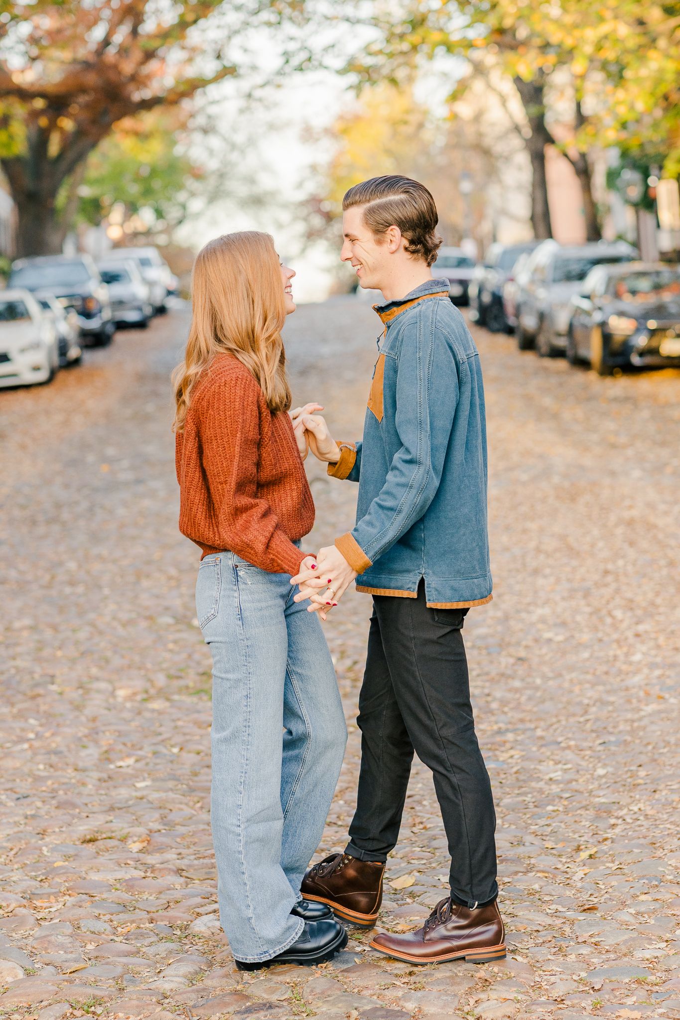 OLD TOWN ALEXANDRIA FALL ENGAGEMENT SHOOT