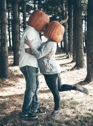Pumpkin head mini session.