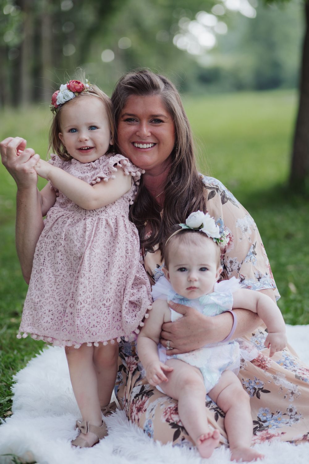 Grandma and me session at a pond.