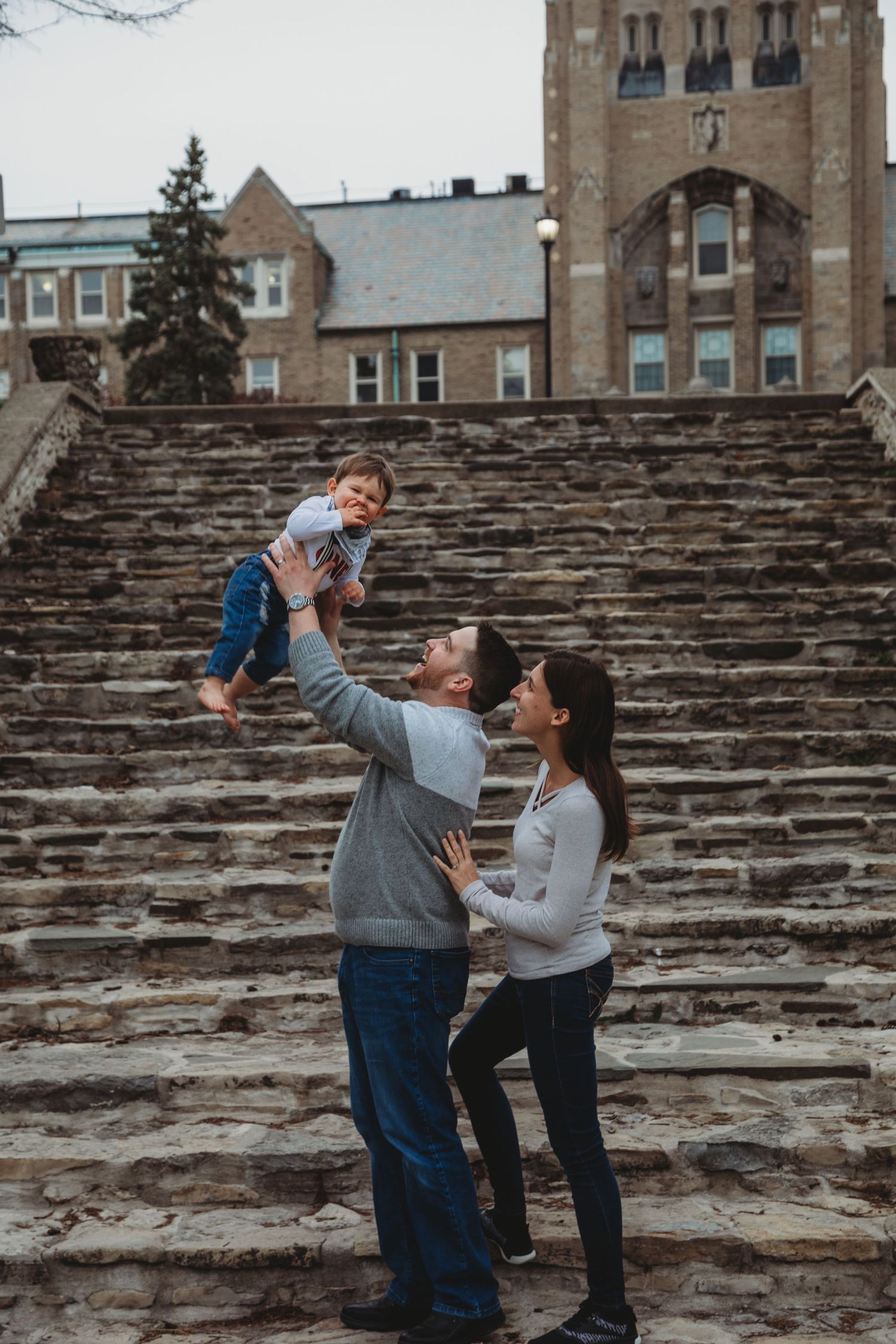 family out door Amherst state park local session photography
