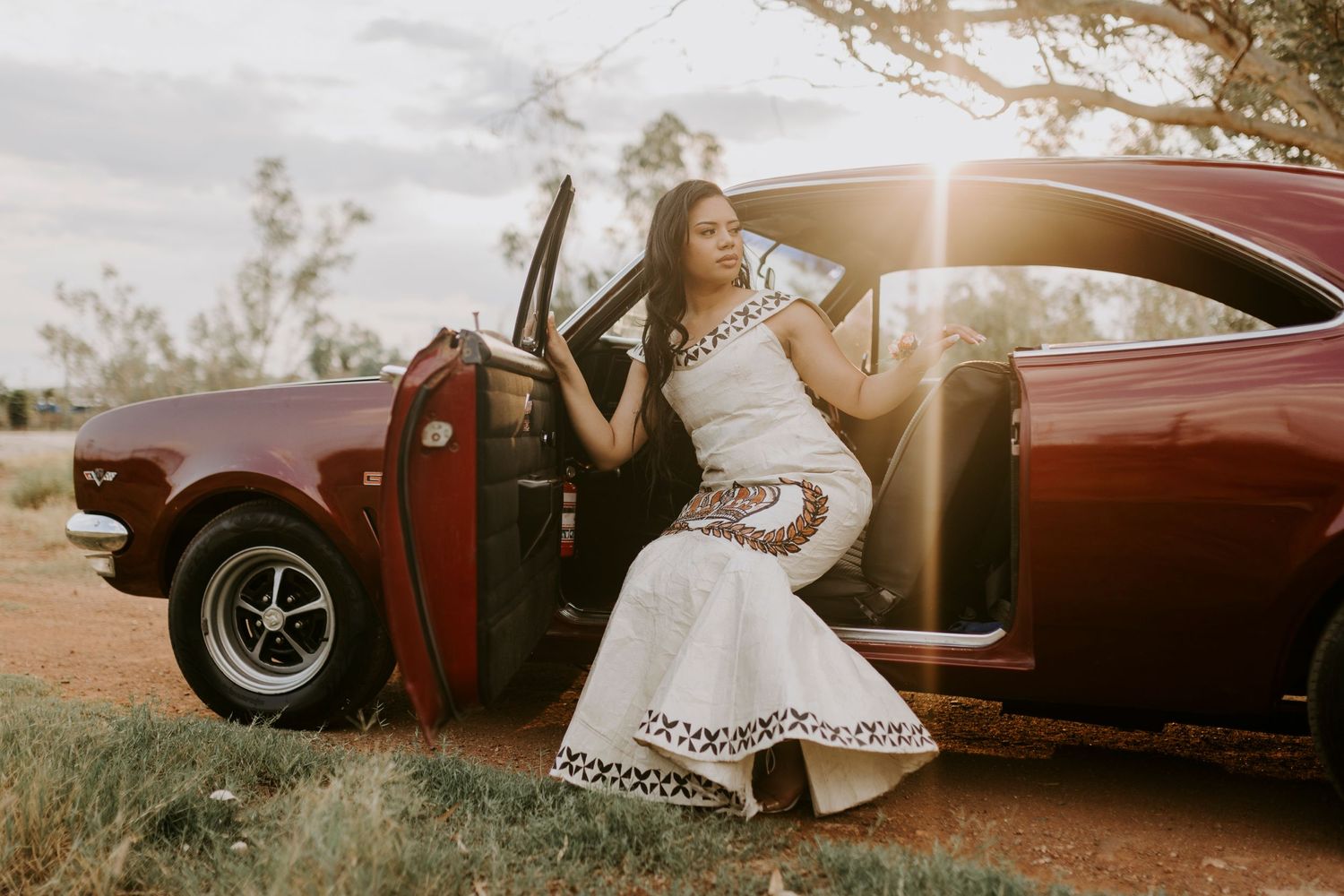 Mount Isa High School Formal of Sofia in her Traditional Tongan Dress