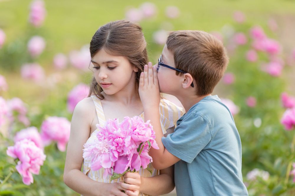 peony photo session children kids turkey trac farm millville new jersey vineland clayton franklinville mantua malaga