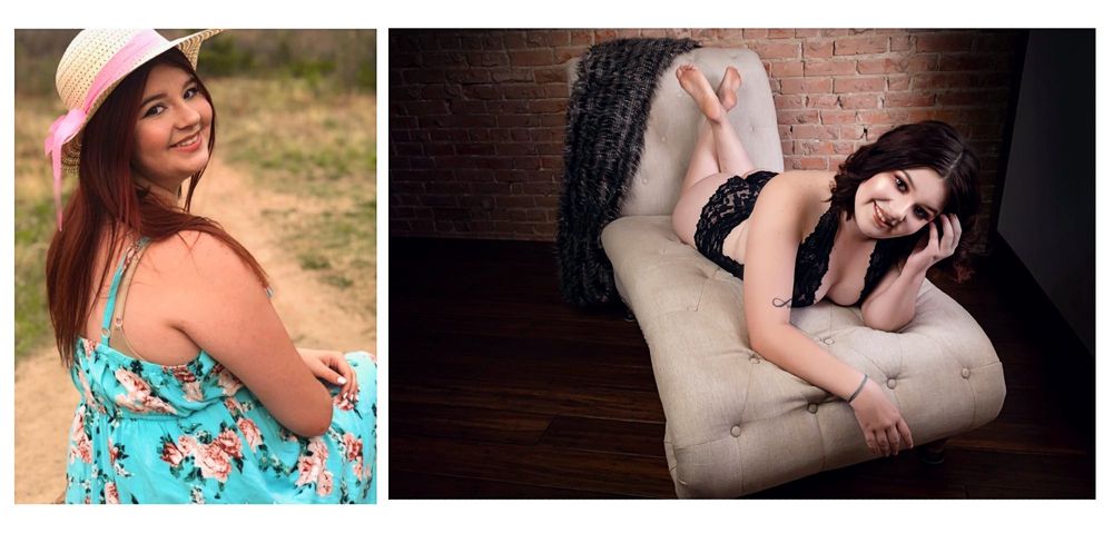 BOUDOIR BY ELISE - BEFORE & AFTER SHOTS | THIS CURVY GIRL HAD A GREAT TIME DURING HER BOUDOIR SESSION
