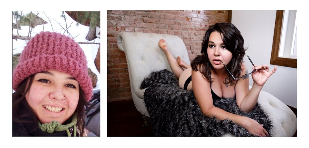 BOUDOIR BY ELISE - BEFORE & AFTER SHOTS | THIS HOT SCHOOLTEACHER MADE THOSE GLASSES LOOK STEAMY DURING HER BOUDOIR SHOOT