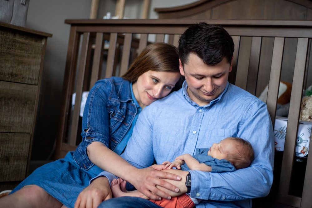 newborn family