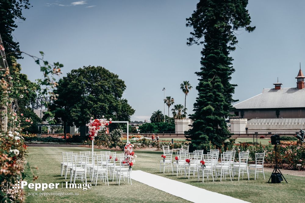 Rose Garden, Royal Botanic Gardens Wedding by Pepper Image