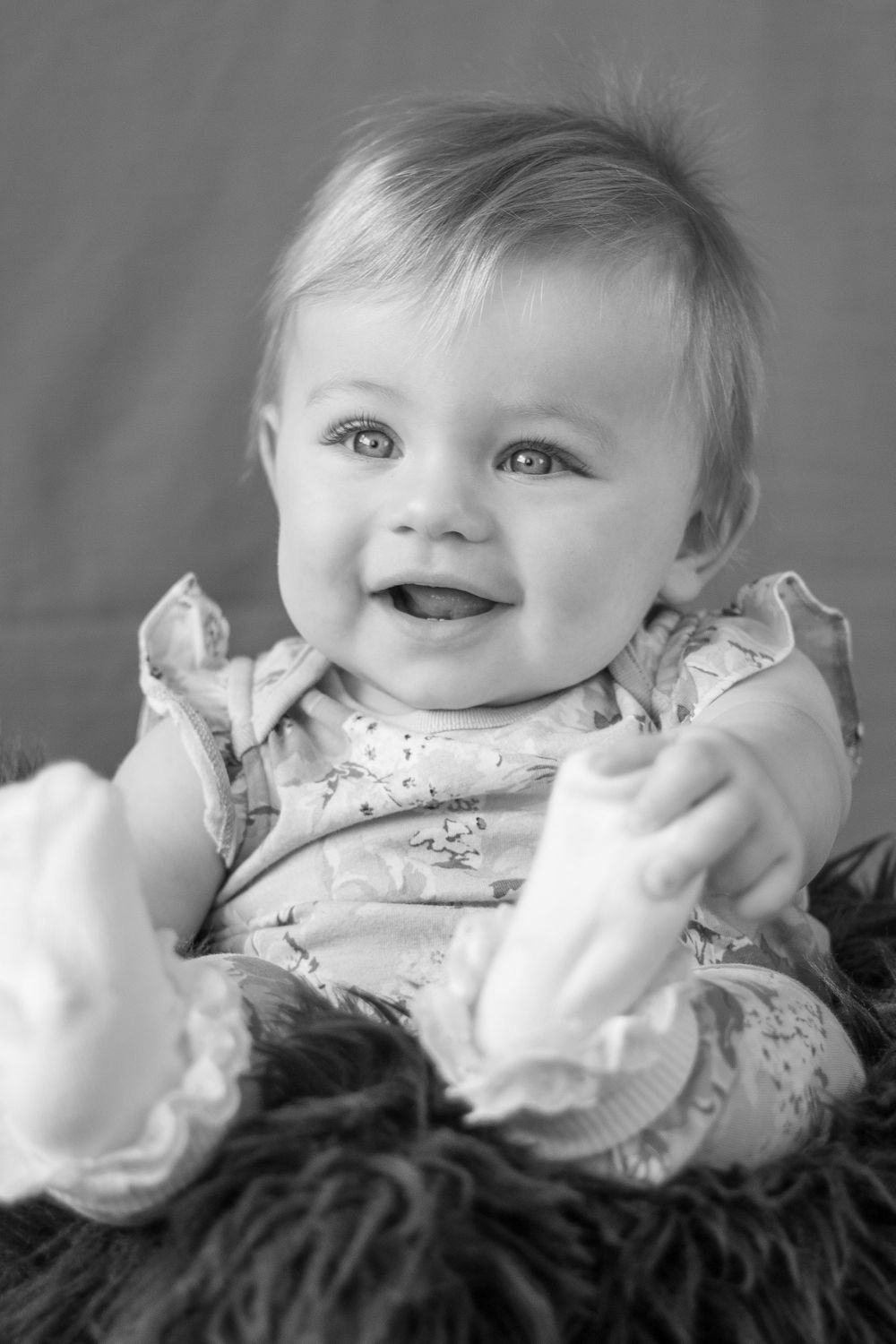 toddler in a basket