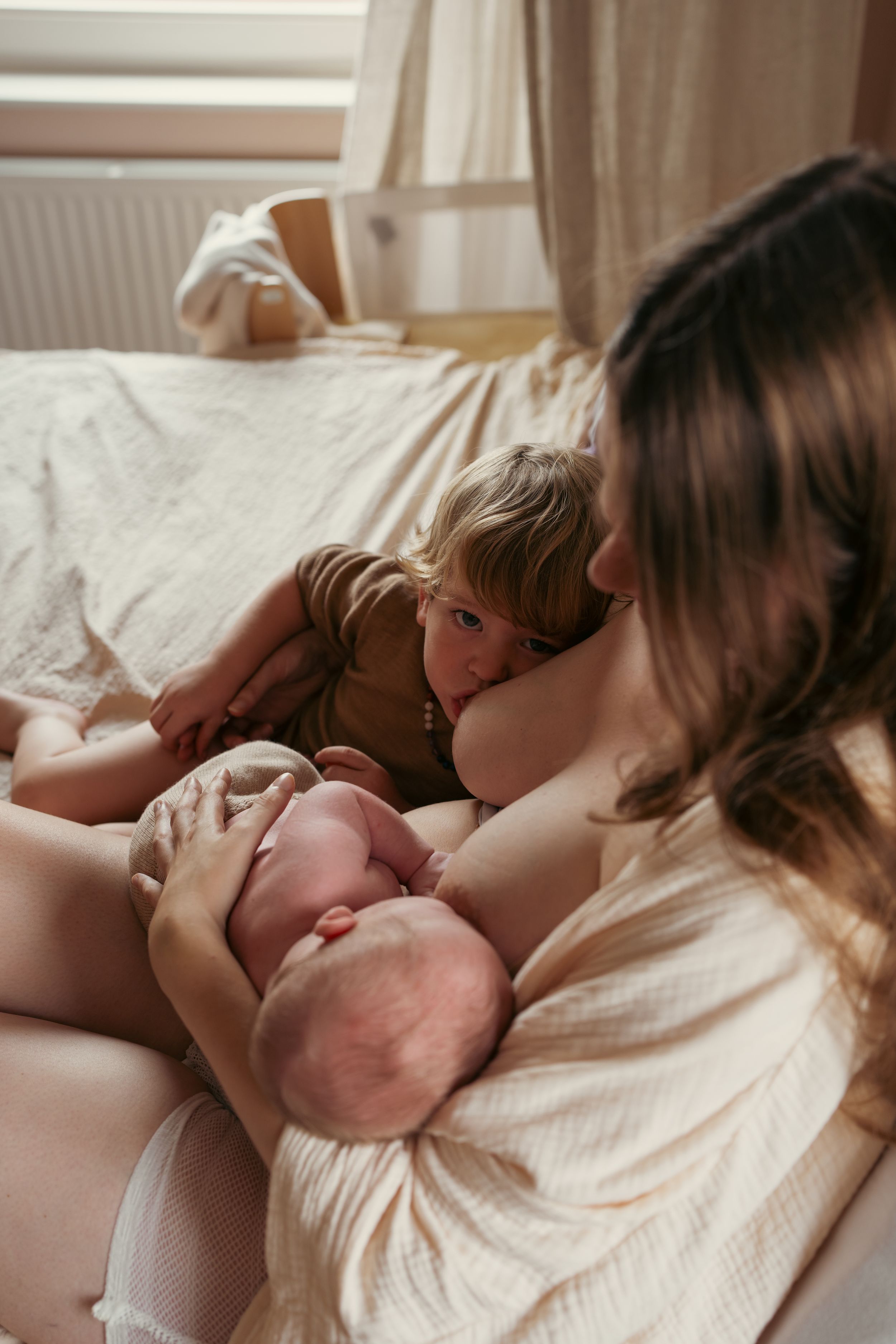 tandemvoeden met peuter en baby