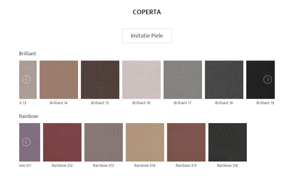 Professional color palette showing earth tones and neutral colors in organized swatches.