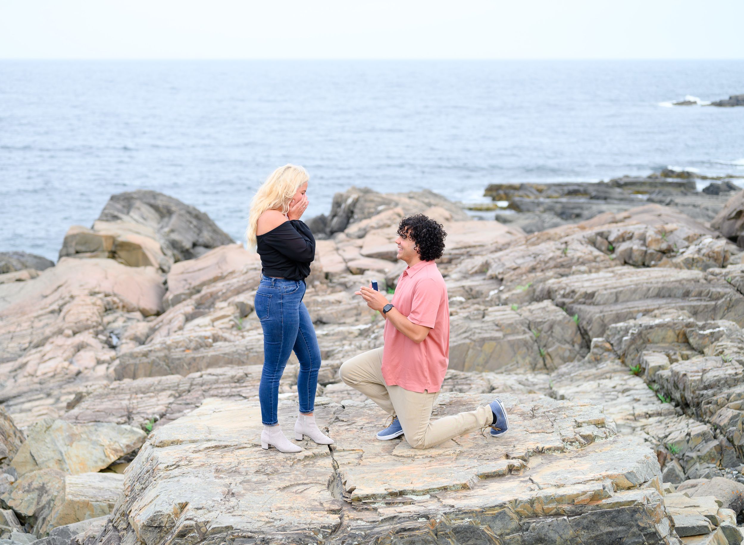 Surprise Proposal at Cliff House in Cape Neddick Maine
