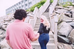 Surprise Proposal at Cliff House in Cape Neddick Maine