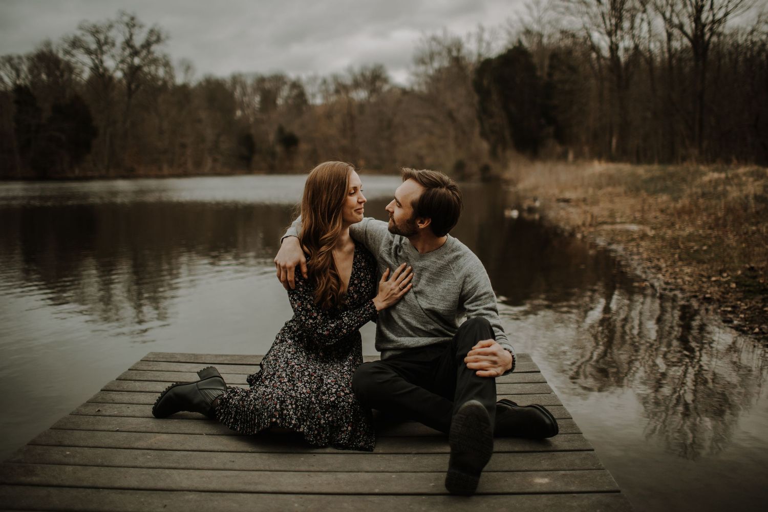 Moody wedding photography Lexington central KY Kentucky unique engagement near me local unposed natural light emotional