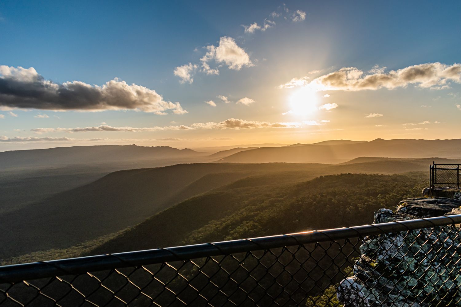 Get a photo of you in the Grampians During a sunset