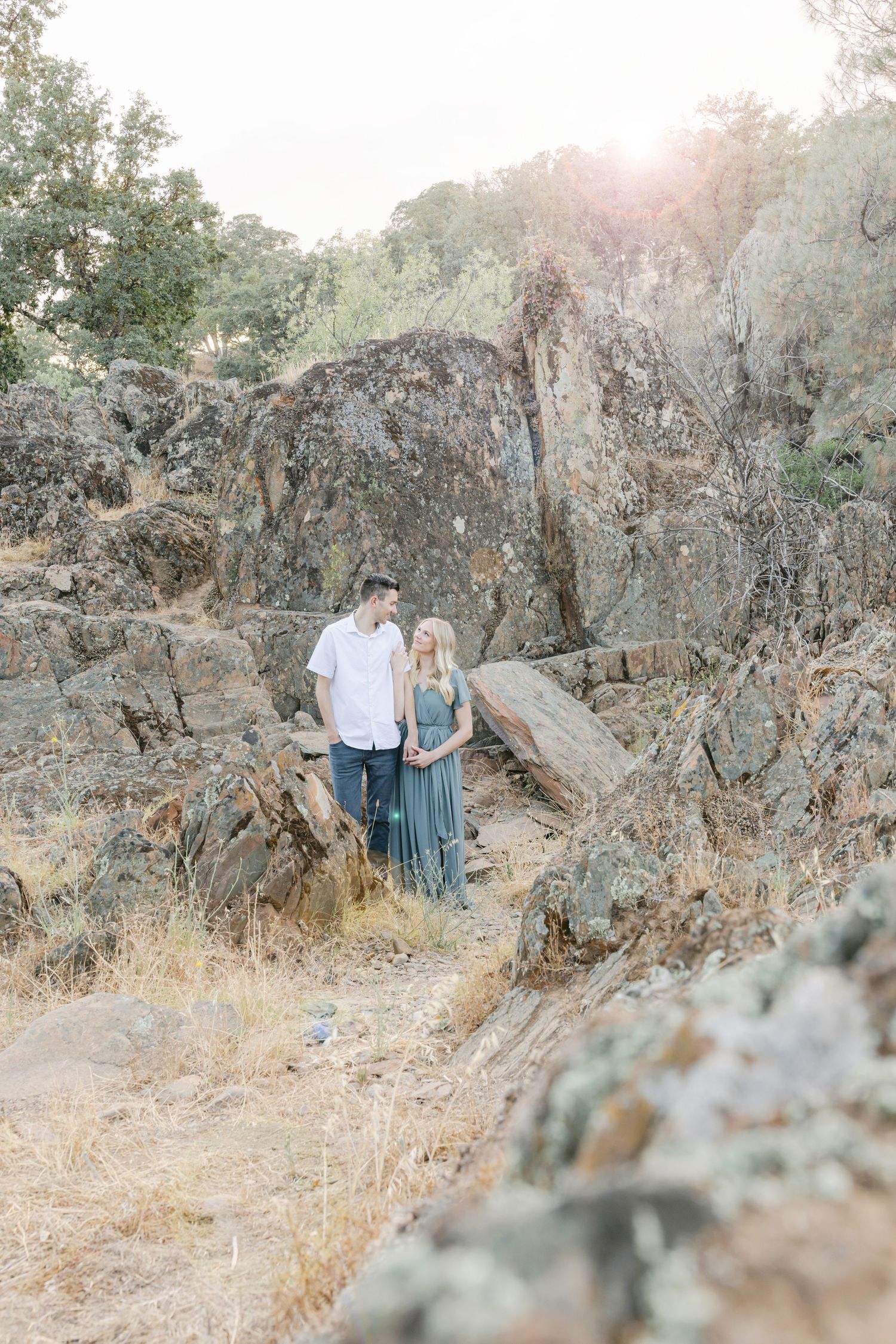 Amazing rocks and sunset engagement Captured by Chelsee Rawe Photography