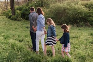 family holding hands