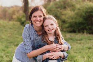 mother and daughter  french park