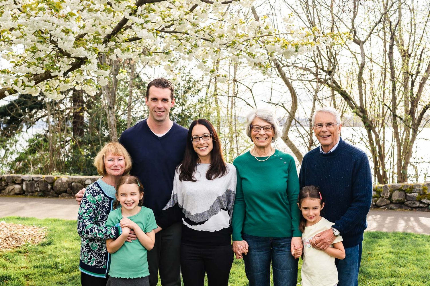 Posed family photo in Kirkland.