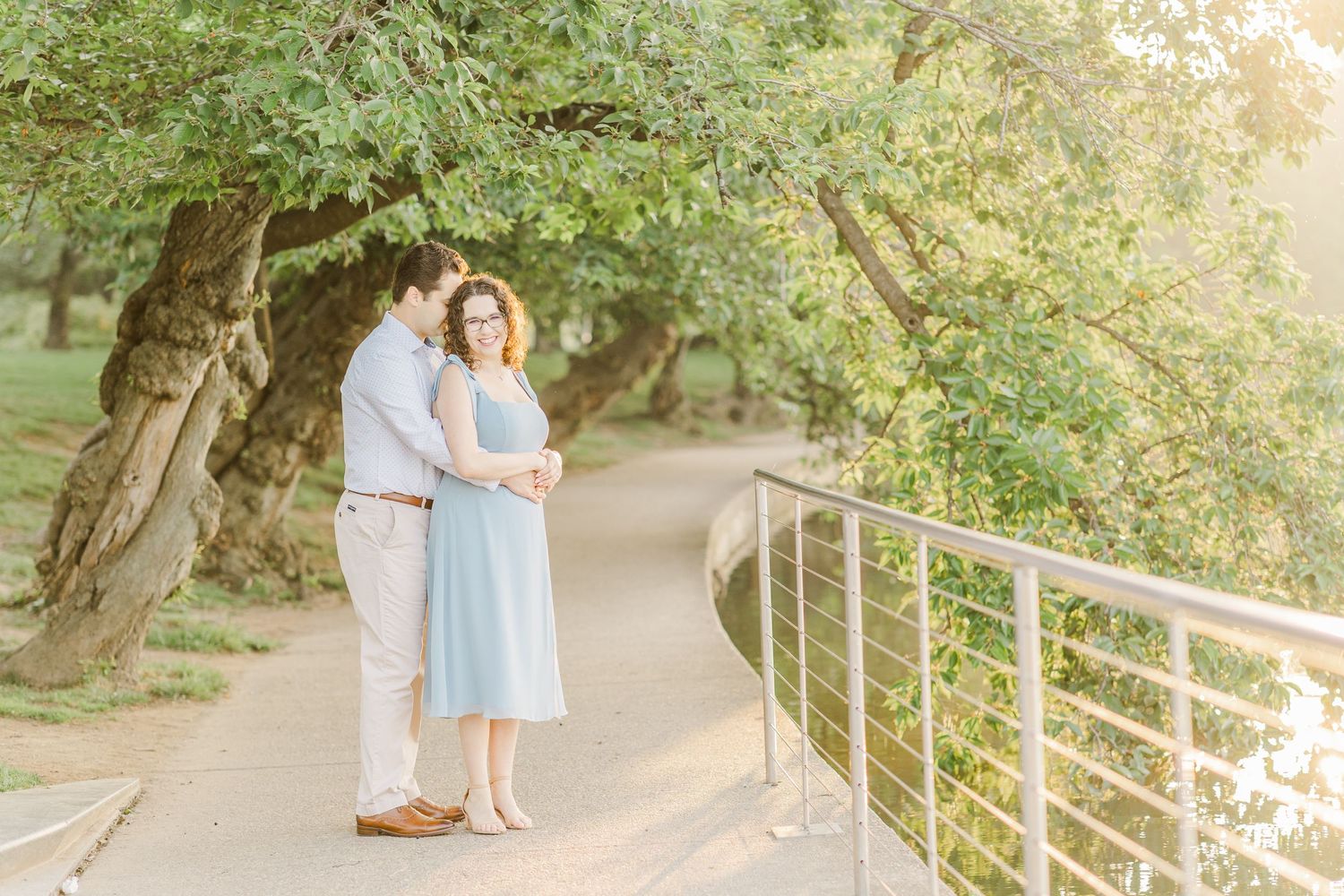 WASHINGTON DC TIDAL BASIN ENGAGEMENT PICTURES