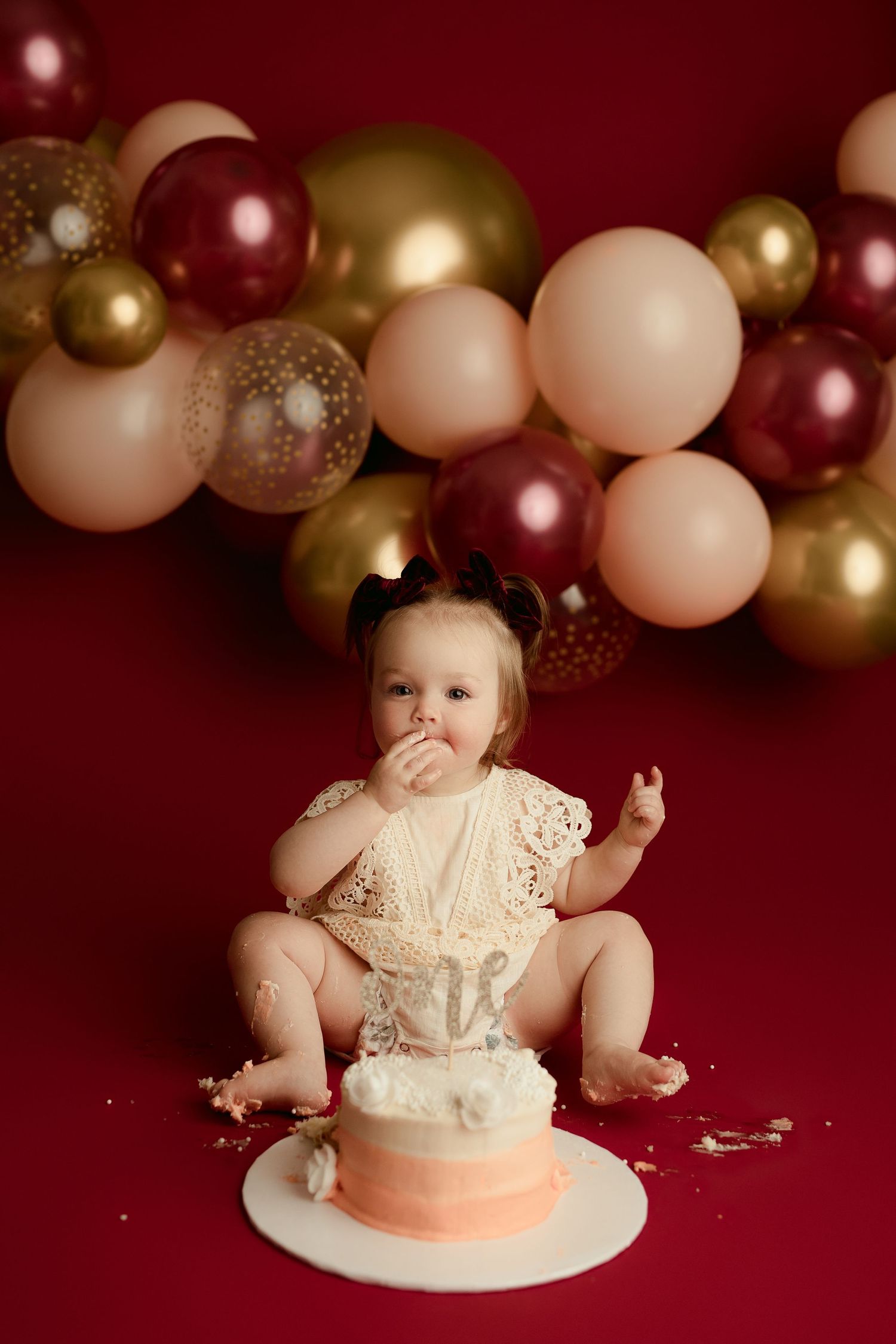 Wichita cake smash photographer, Wichita baby photographer, baby portraits near me