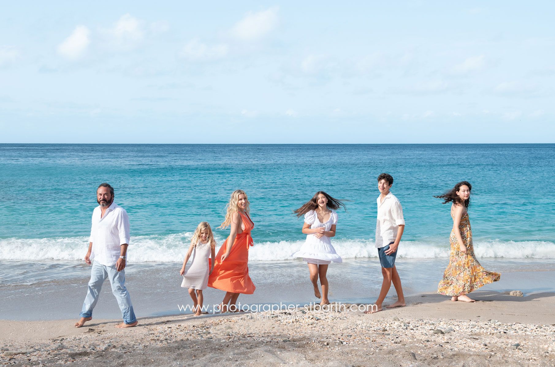 Beach Family Photoshoot St Barth