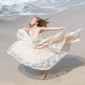 Girl Photoshoot On St Barth's Sand Beach