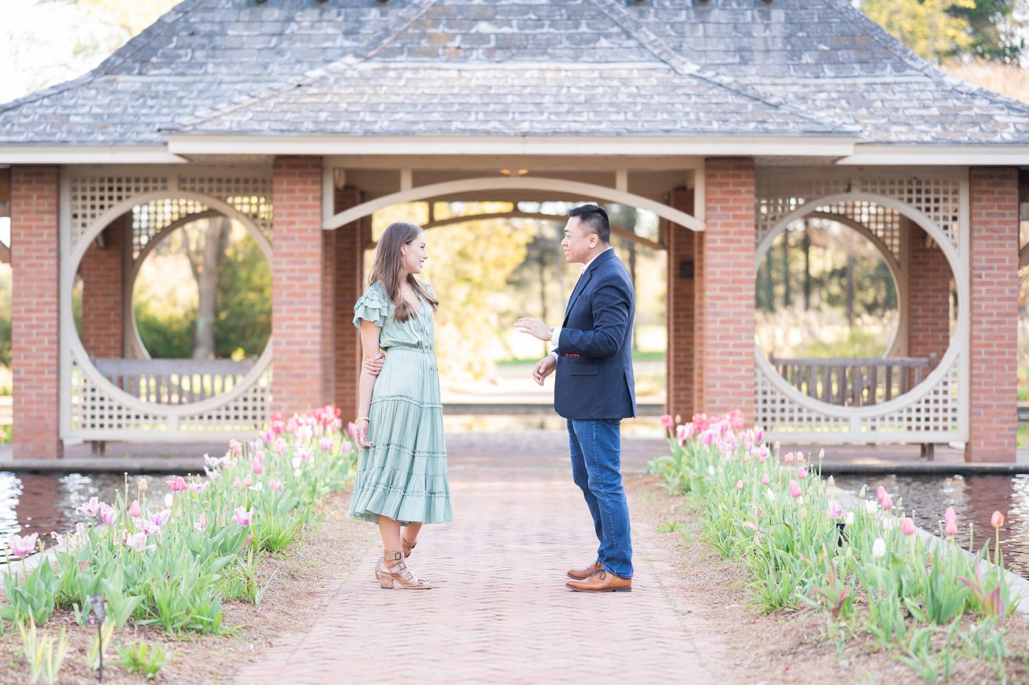wedding photographer, engagement photographer, bride, Huntsville weddings, Huntsville Botanical Gardens, just engaged