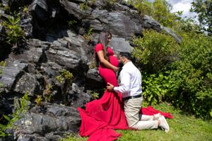 couple photoshoot engagement Asheville Family Maternity
