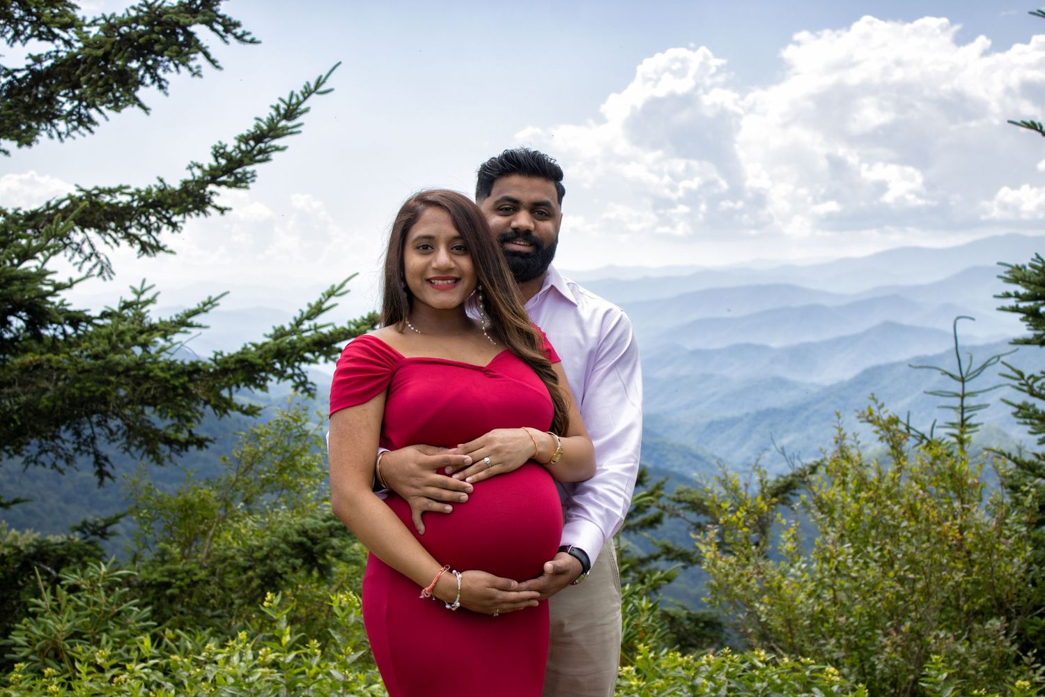 couple photoshoot engagement Asheville Family Maternity