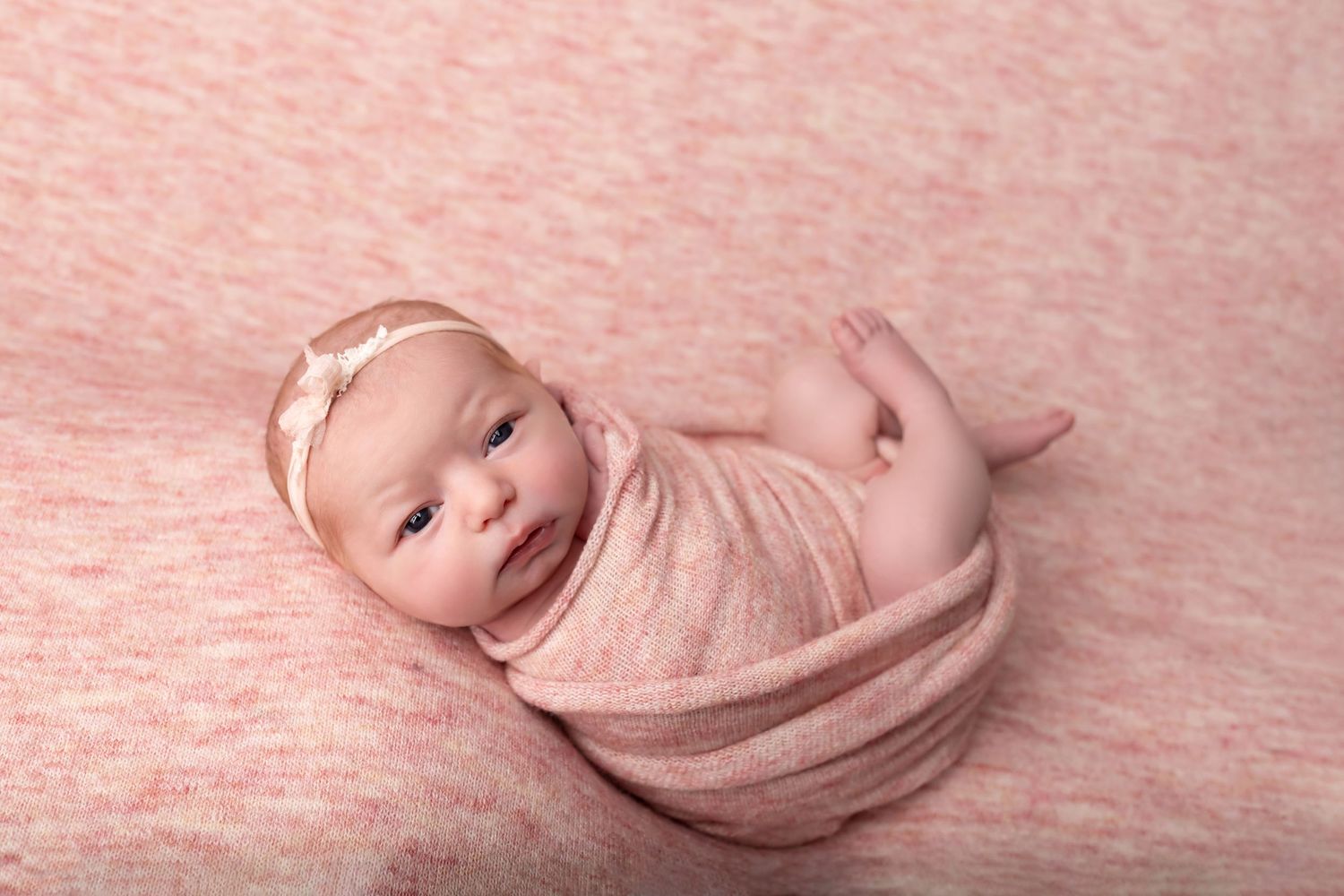 Newborn girl photo, taken by Jen Knightstep, Photographer