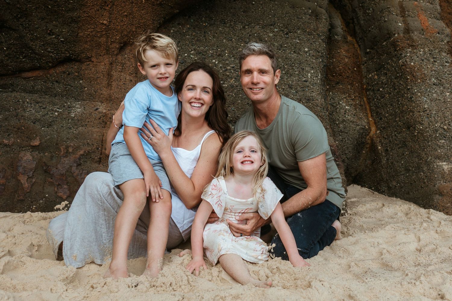 Family Photoshoot at Redhead beach, Lake Macquarie, Newcastle, Hunter Valley, New South Wales
