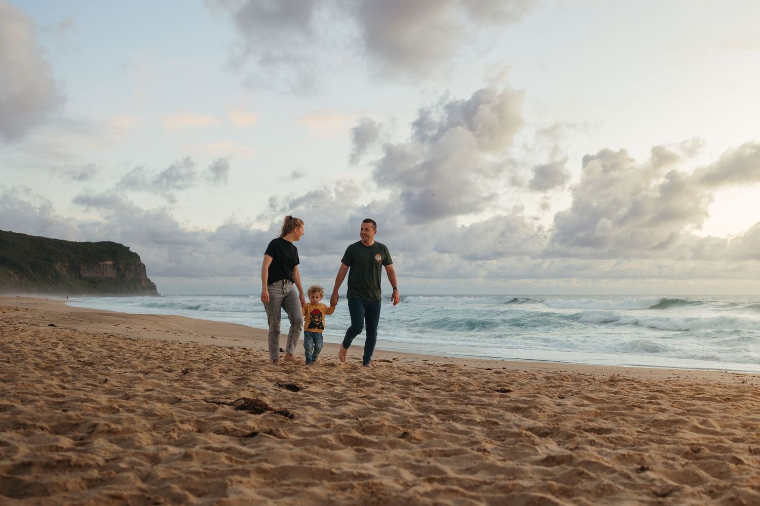 Family Photoshoot at beach, Lake Macquarie, Newcastle, Hunter Valley, New South Wales