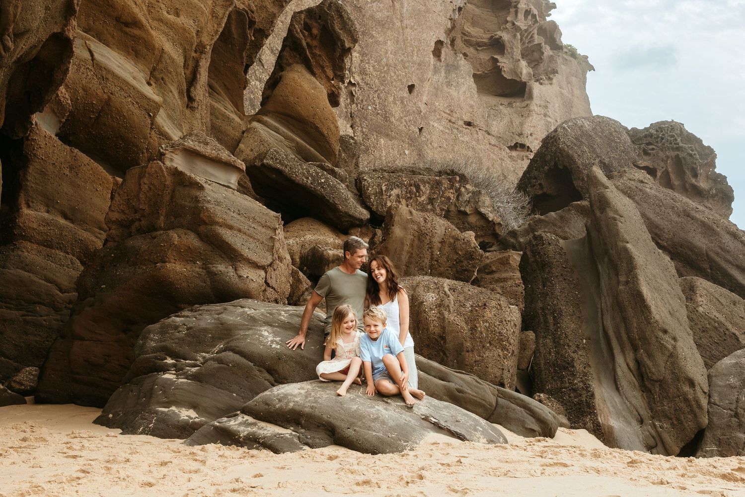 Family Photoshoot at beach, Redhead, Lake Macquarie, Newcastle, Hunter Valley, New South Wales
