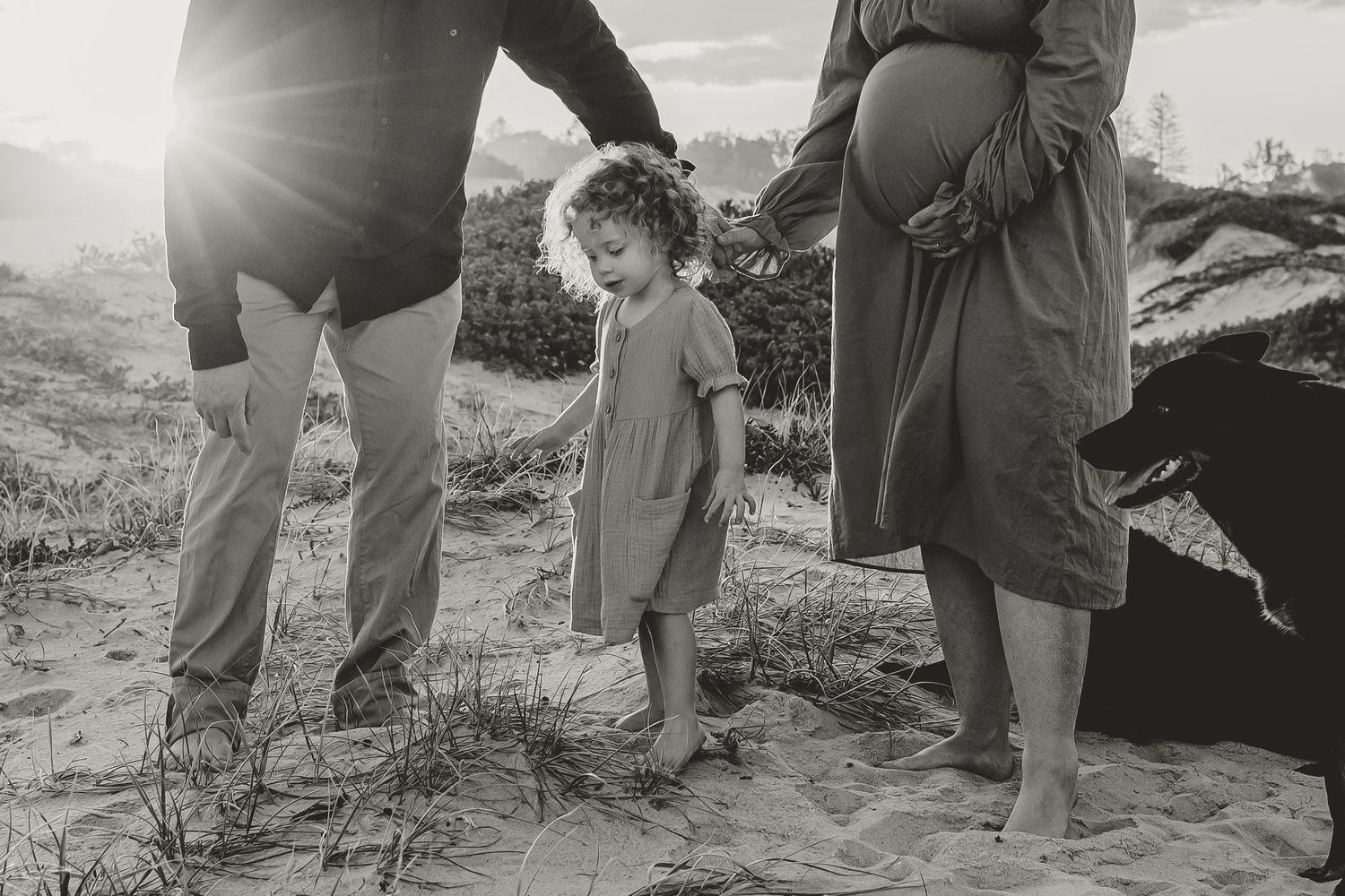 Family Photoshoot at beach, Lake Macquarie, Newcastle, Hunter Valley, New South Wales