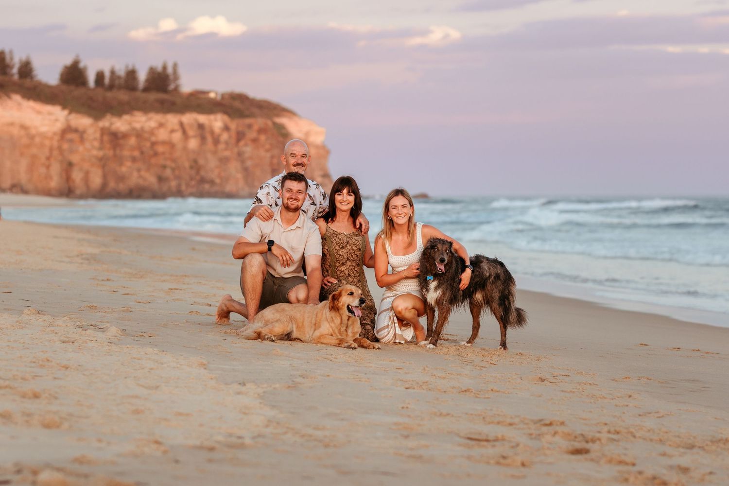 Family Photoshoot at Redhead beach, Lake Macquarie, Newcastle, Hunter Valley, New South Wales
