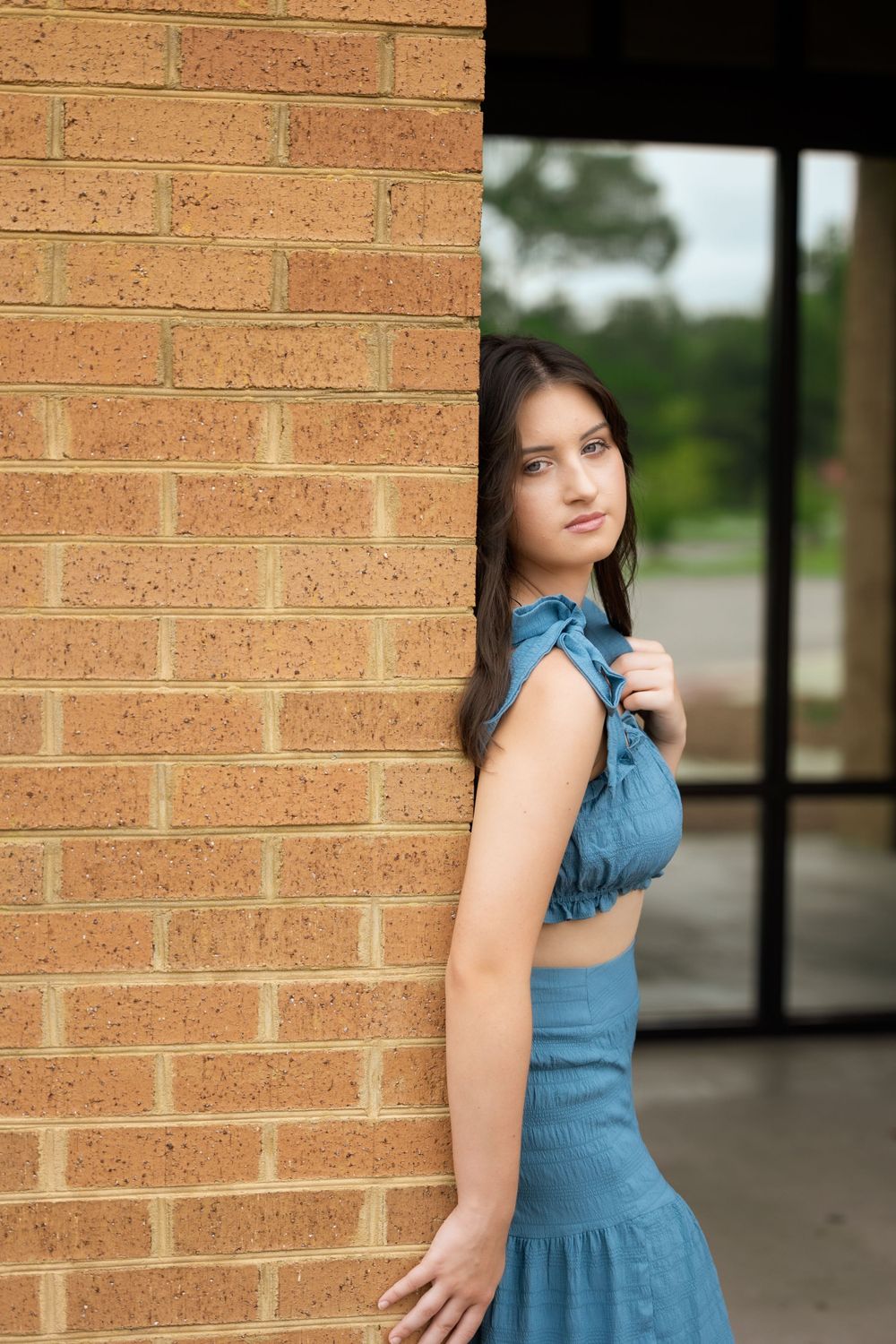 A beautiful image of a high school senior at Appling County High School.