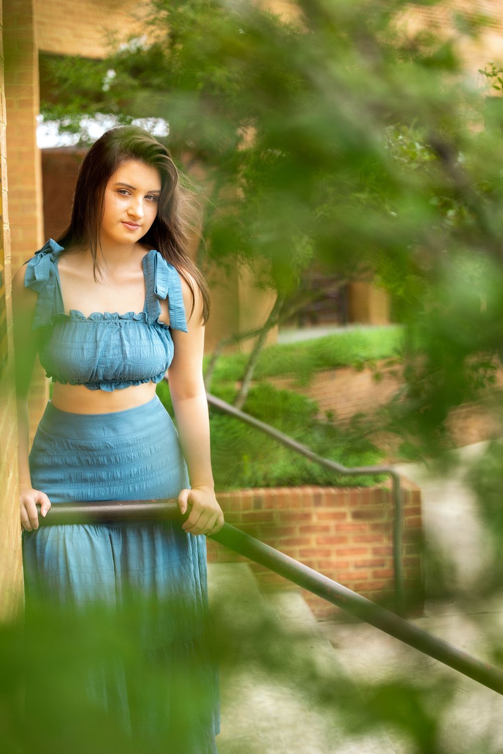 A beautiful image of a high school senior at Appling County High School.