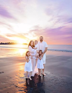 maternity beach New Hampshire pregnancy sunrise maternity photographer