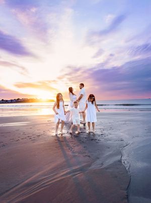 maternity beach New Hampshire pregnancy sunrise maternity photographer