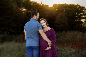 maternity beach New Hampshire pregnancy sunrise maternity photographer