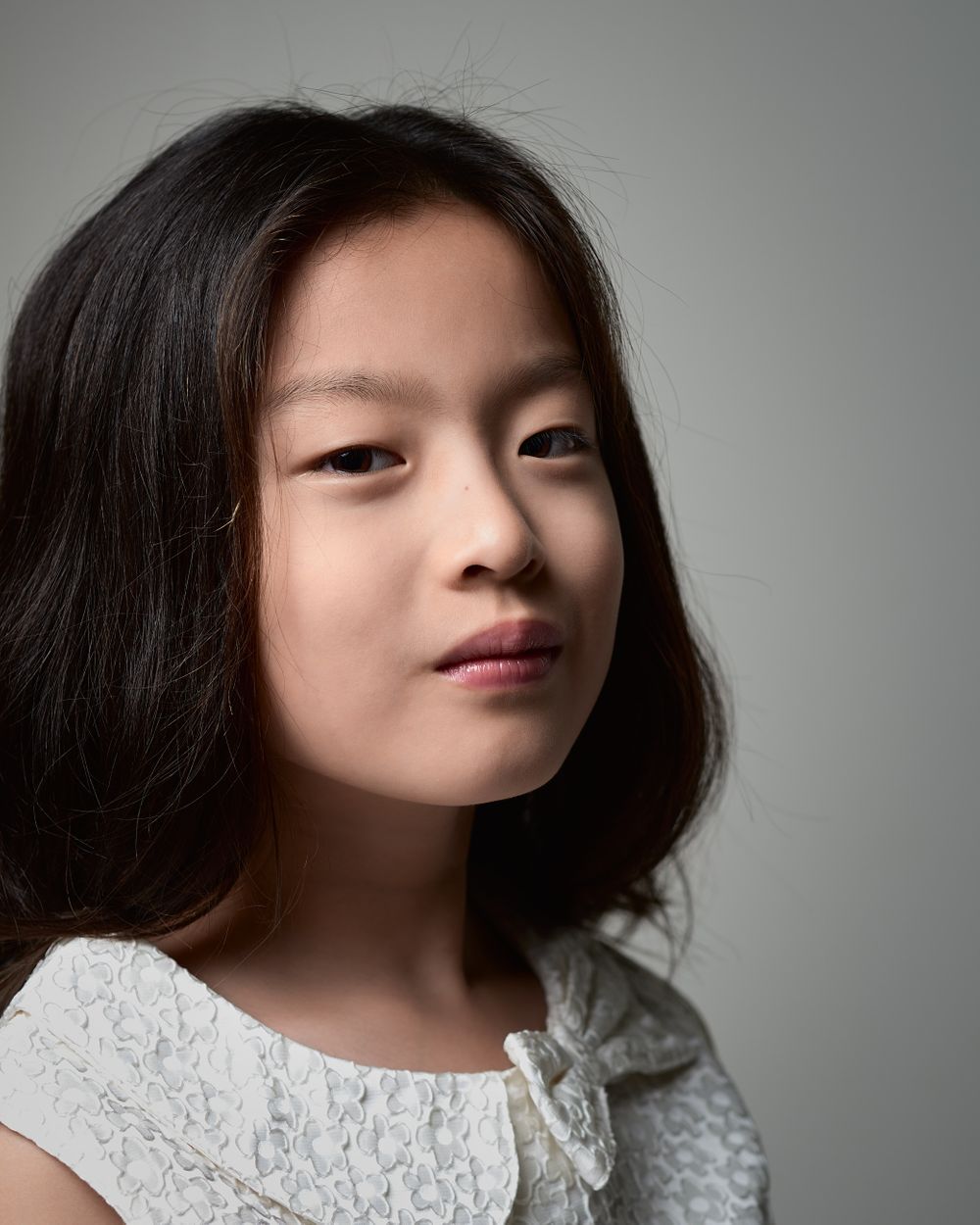 Hester headshot Chinese girl birthday photos relaxed calm