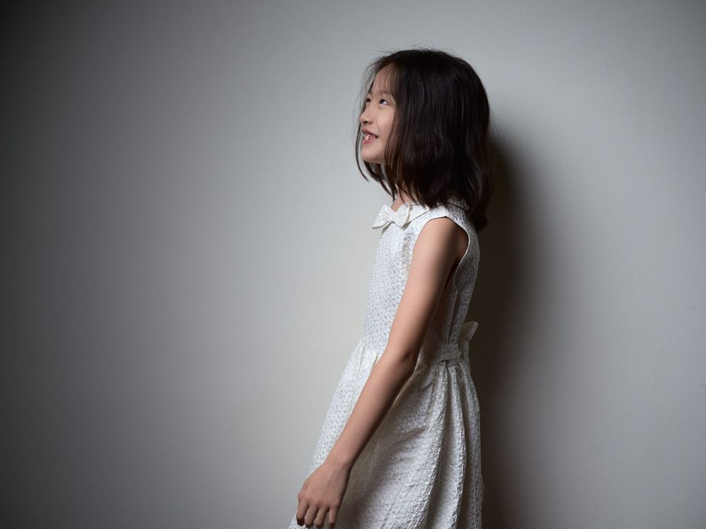 Hester happy Chinese girl birthday photos hyperactive kid fun collaborative game fashion