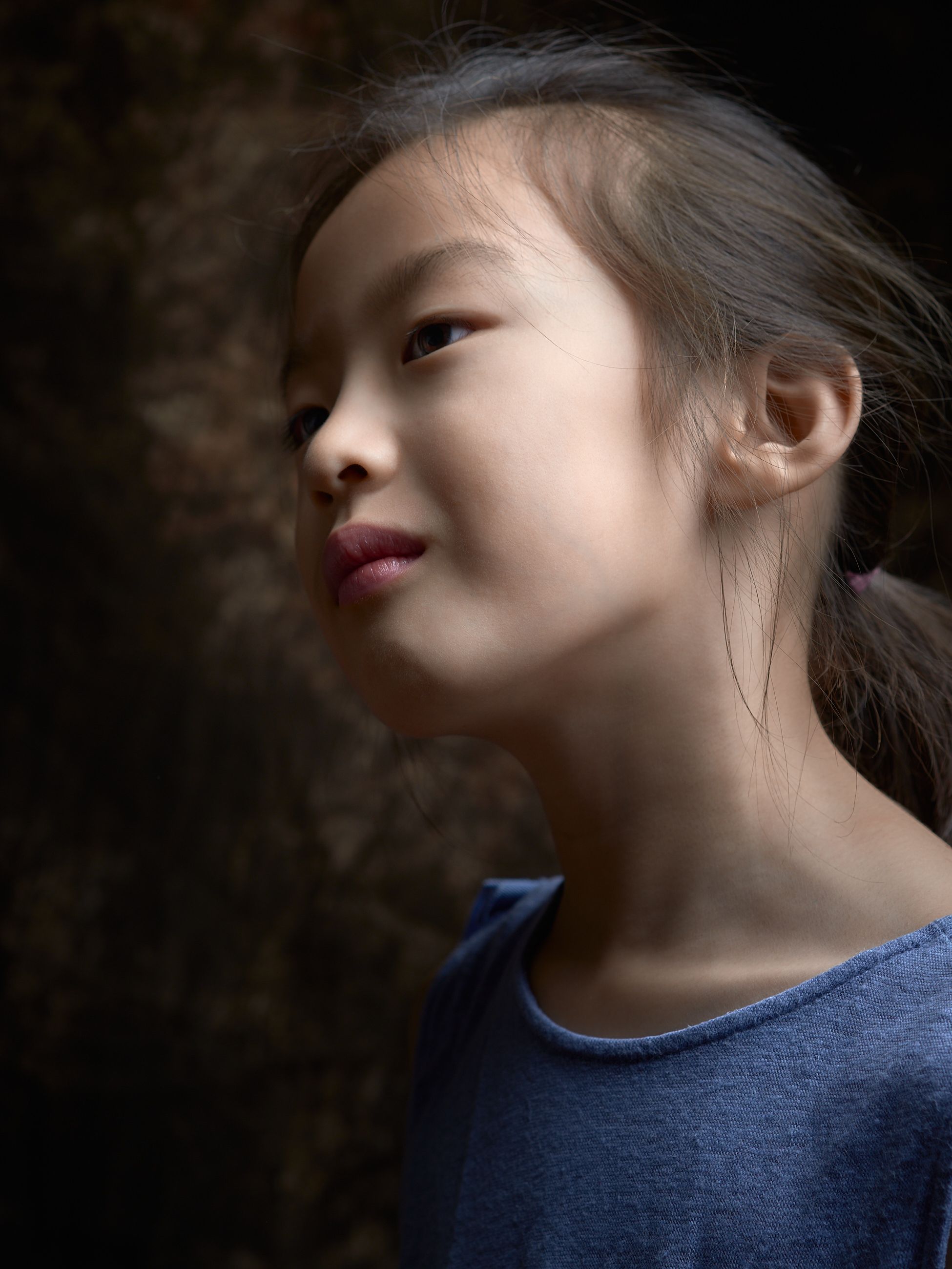 Hester chiaroscuro painterly Chinese girl birthday photos calm kid fun collaborative game